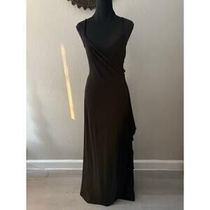 ONYX NITE Floor Length Evening Dress Blk Sz 12 Racy Sexy Party Date Night Dance